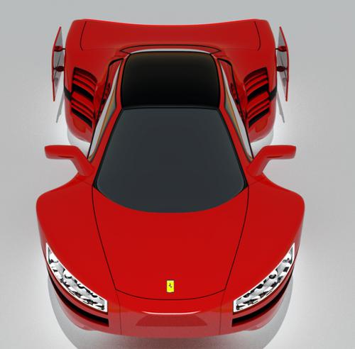 Ferrari ML1 concept car. (Maglev futuristic) preview image